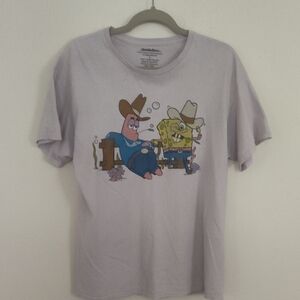 Nickelodeon Light Gray Cotton T-Shirt